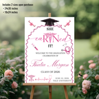 Nurse Graduation Welcome Party Sign, RN BSN LPN Pinning Ceremony Sign, Cna Poster Sign, Pink Nursing Board Sign, Canva Printable Template