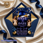 Graduation Save The Date Invitation, High School Grad Announcement Card with photo invite, Class of 2026 Flyer, Digital Printable Template