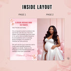 Pink Baby Shower Activity Booklet, Baby Shower Games Bundle Teddy Bear Themed, Magazine Style with photo Printable Party Decor Template