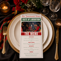 Juneteenth Newspaper Menu with Photo, Black Freedom Day BBQ Cookout Menu, Juneteenth Dinner Brunch Menu Printable Editable Digital Template