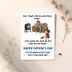 Funny Father’s Day Card, Dad Birthday Card, Funny Dad Gift, Dad Joke Card, Digital Download Printable Canva Template