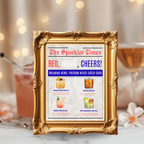 4th of July Drink Menu Sign, Patriotic Signature Drinks Bar Menu, Red White Blue Party, Fourth of July Cocktails Menu, Printable Template
