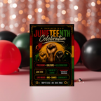 Juneteenth BBQ Cookout Invitation, Black Freedom Day Celebration Party Invite, Emancipation Day, Jubilee Day Invite, Digital Template