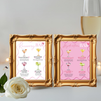 Nurse Graduation Drink Sign, Pink RN LPN CNA Cocktail Menu Card, Nursing Signature Drinks Hydration Station, Editable Printable Template