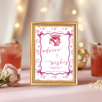Pink Coquette Graduation Table Signs Bundle, Senior Grad Favor sign, College Fund Sign, Food Sign, Graduates Party Decor Printable Template