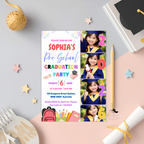 Pre K Graduation Invitation with Photo, Kindergarten Graduation Invite, Class of 2026 Preschool Grad Party Editable Canva Printable Template