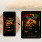 Juneteenth BBQ Cookout Invitation, Black Freedom Day Celebration Party Invite, Emancipation Day, Jubilee Day Invite, Digital Template