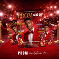 Red Gold Prom Send Off Party Invitation, Prom King with photo invite, Boys Prom Night Flyer Card High School Prom Digital Printable Template