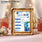 Graduation Soda Bar Menu, Editable Custom Soda Sign Template, Graduation Party Decor, Class of 2026 Grad Drink Station, Printable Template