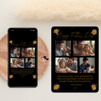 Father’s Day Photo Card Template, Editable DAD Greeting Card, Letter To Dad, Father Appreciation Card, Printable Digital Download