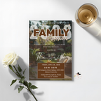 Family Reunion Invitation, Family Gathering Party Celebration Invite, Dinner Brunch Invite, Printable Editable Digital Template