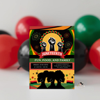 Juneteenth Invitation, Independence Day, Black Freedom Celebration Flyer Card, BBQ Party Invite, Cookout Invite, Digital Printable Template