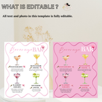Graduation Drink Sign Template, Signature Drinks Bar Menu, Class of 2026 High School College Grad Party Menu, Editable Canva Printable