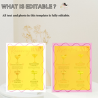 Nurse Graduation Drink Sign, Pink RN LPN CNA Cocktail Menu Card, Nursing Signature Drinks Hydration Station, Editable Printable Template