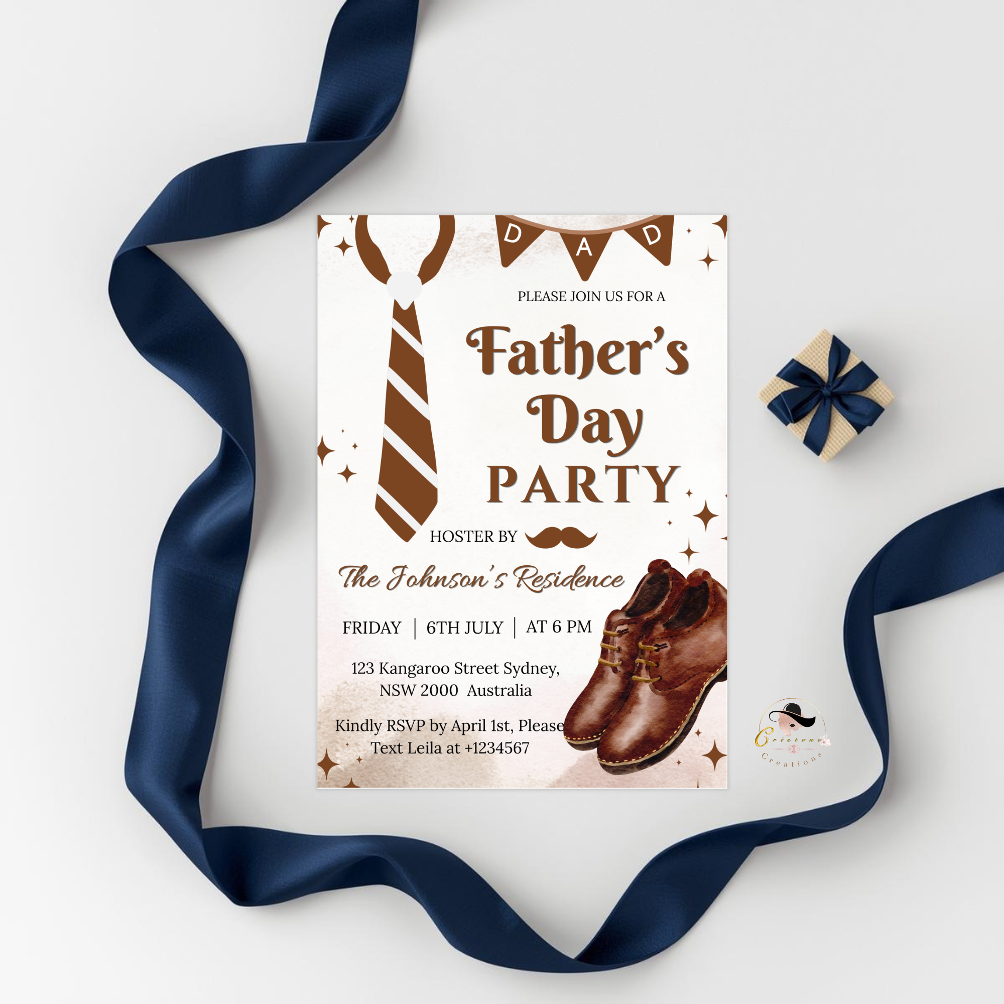 Fathers Day Invitation, Dad BBQ Party Invite, Father's Day Brunch Celebration, Dad Flyer Card, Digital Printable Template