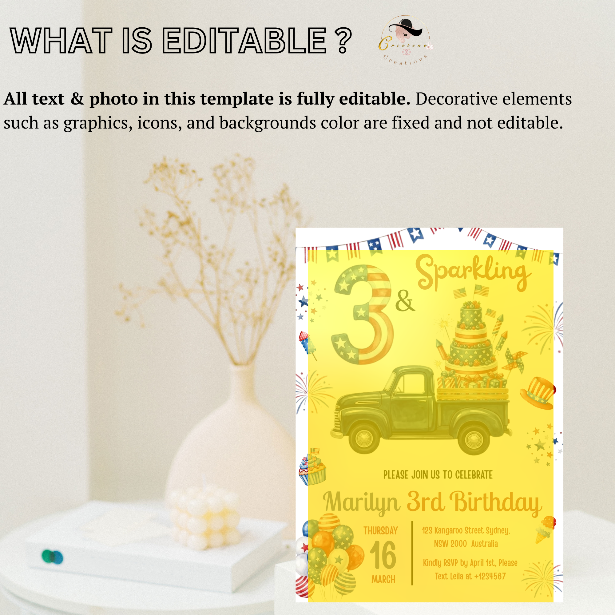 4th of July Birthday Invitation for Kids, Patriotic Pool Party Invite, Fourth of July Invite, Red White Blue Printable Digital Template