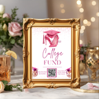 Graduation Party Table Signs Bundle, Senior Grad Favor sign, Dessert Sign, Food and Drinks Sign, Woman Graduates Decor Printable Template