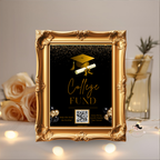 Black Gold Graduation Party Table Signs Bundle, Senior Grad Favor sign, Dessert Sign, Food and Drinks Sign, Graduates Printable Template