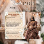 Boho Baby Shower Activity Booklet, Brown Bohemian Games Bundle Spring Pampas Grass Theme with photo, Girl Boy Printable Party Decor Template