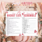Pink Boho Baby Shower Activity Booklet, Bohemian Games Bundle, Spring Pampas Grass Theme with photo, Girl Printable Party Decor Template