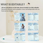 Cloud 9 Baby Shower Activity Booklet, Blue Cloud Nine Games Bundle, Boy Booklet with photo, Oh Baby Games Printable Party Decor Template