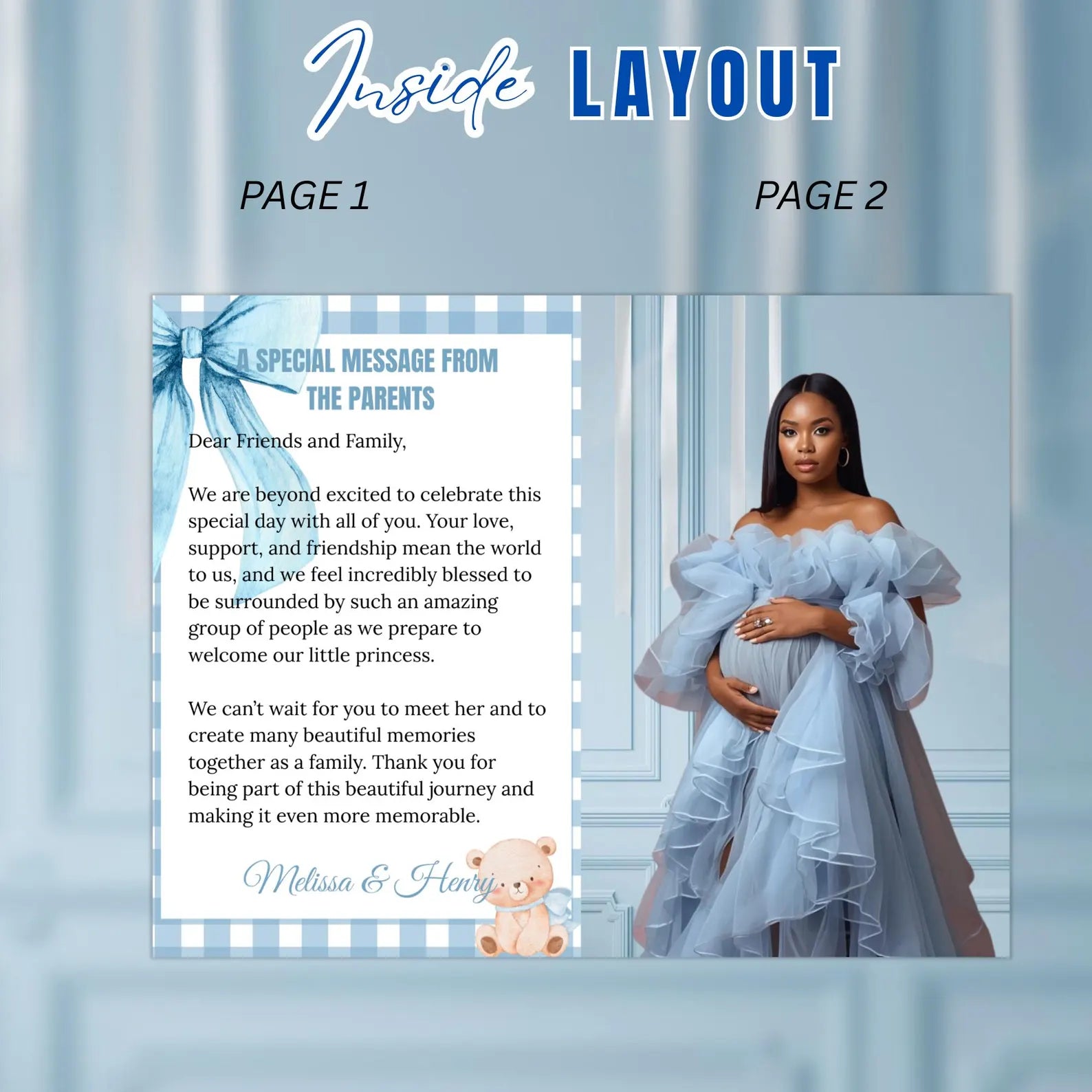 Blue Baby Shower Activity Booklet, Baby Shower Games Bundle Oh BABY game with photo, Its A Boy Magazine Theme Printable Party Decor Template