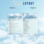 Cloud 9 Baby Shower Activity Booklet, Blue Cloud Nine Games Bundle, Boy Booklet with photo, Oh Baby Games Printable Party Decor Template