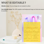Digital 10th Birthday Invitation Pink Purple 10th Birthday Dinner invite, Tenth Birthday party card Printable Double Digit Editable Template
