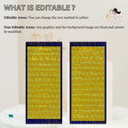 Retirement Menu and Program Template Navy Blue Birthday Party Menu Wedding Anniversary Program cards Printable Editable Family Reunion Menu