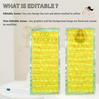 Menu and Program Template Green Gold Birthday Party Menu Program cards Printable, Elegant Dinner Menu card Editable Retirement Event Program