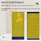 Editable Retirement Menu Template Blue Gold with photo Birthday Dinner Menu Party cards Printable Event Menu Design Glam Luxury Menu Canva