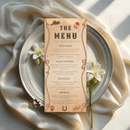 Editable Baby Shower Cowboy Menu Template Western Rodeo Party Menu Cards Printable Dinner Menu with photo Food Menu Double Sided Party Decor