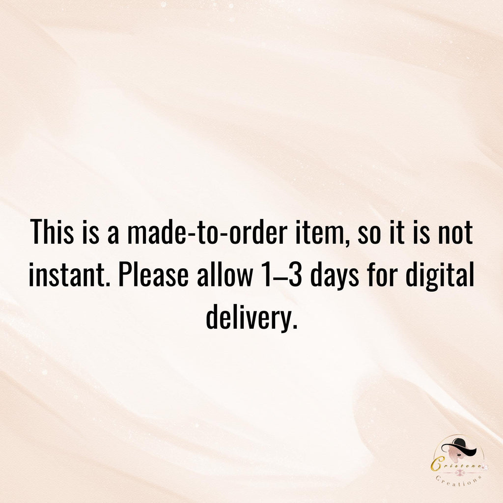 Made to Order Digital and Printable Template, Custom Text, Colors & Layout, Customization Party Template, Personalization Service