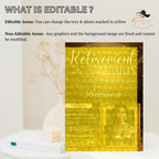 Editable Retirement Party Invitation Black Gold Retirement Dinner with photo invite Retired woman Surprise Farewell Party Digital Template