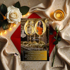 Digital 60th Birthday Invitation Woman Black Gold 60th Birthday Dinner with photo invite Glam Sixtieth Birthday Brunch Party Floral Template