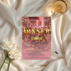 Birthday Dinner Invitation Pink Gold Retirement Dinner Party Invite, Elegant Woman Dinner invite, Classy Surprise Dinner Digital Template