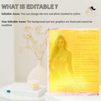 Birthday Program Card with photo, Pink Gold Retirement Party Timeline Schedule, Editable Order of Events Printable Sweet 16 Program Template
