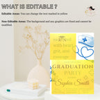 Nurse Graduation Invitation, RN Pinning Ceremony Class of 2026 invite, Medical CNA LPN Bsn Nursing Graduate Flyer Announcement Template