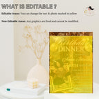 Leopard Birthday Dinner Invitation, Cheetah Brunch Party Invite with photo, Woman Retirement Party, Elegant Adult Animal Print Template