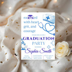 Nurse Graduation Invitation, RN Pinning Ceremony Class of 2026 invite, Medical CNA LPN Bsn Nursing Graduate Flyer Announcement Template
