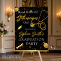 Nurse Graduation Welcome Party Sign, Medical Graduates Poster Sign, Nursing Pinning Ceremony Commencement Announcement Entry Sign Template