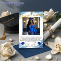 Graduation Thank You Card with photo, Senior Grad Party Thank you note, University College Thank You Cards for Graduates Printable Template