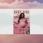 Cloud 9 Baby Shower Activity Booklet, Pink Cloud Nine Games Bundle, Girl Booklet with photo, Oh Baby Games Printable Party Decor Template